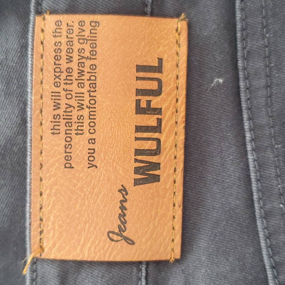 Wulful Charcoal Gray New Jeans Size 28